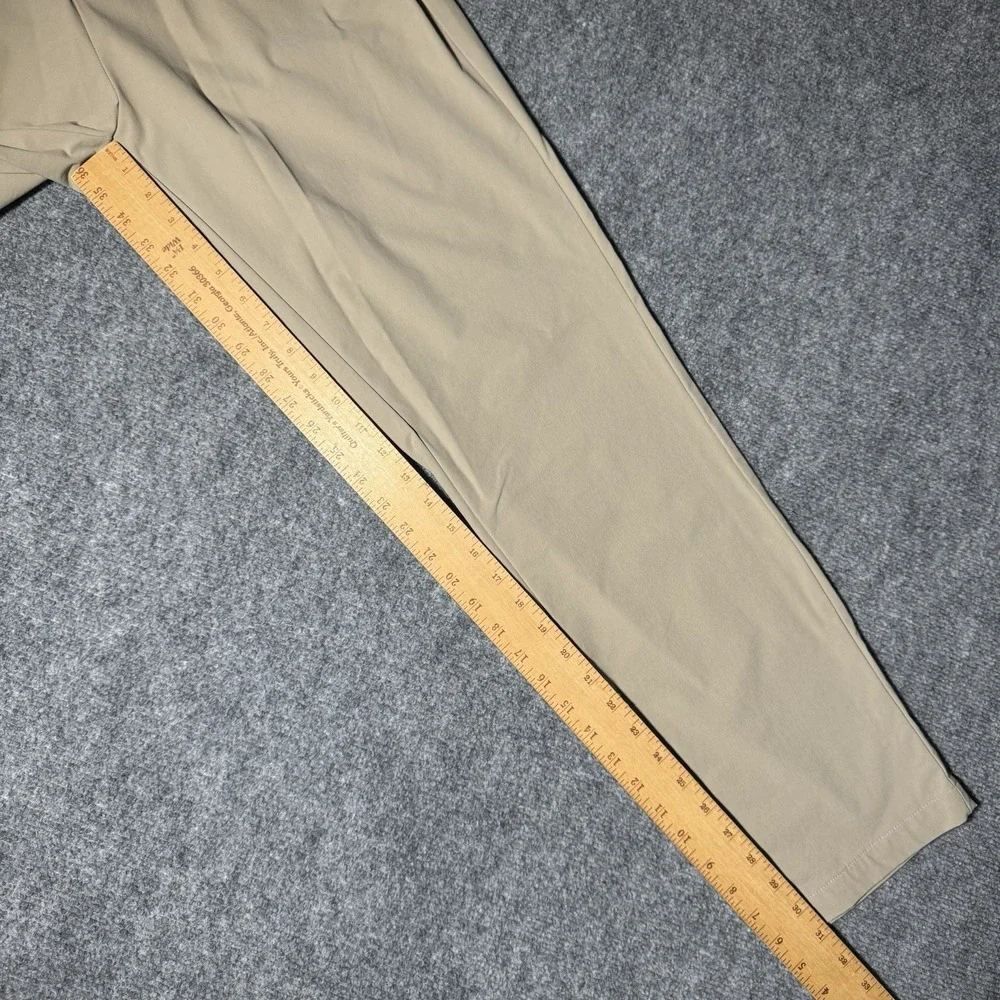 Figs Pro Scrub Pants Adult Large Beige Brown 5 Pocket Performance ~ 32X31